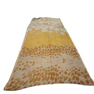 Beige Brown Viscose Scarf Wide Long Rectangular Very Soft Comfy- NEW